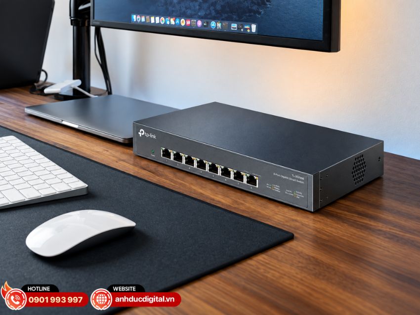 TL-SX1008 sở hữu khả năng chuyển mạch l&ecirc;n đến 160 Gbps