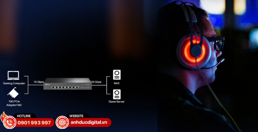 TL-SX1008 hỗ trợ 802.1p/DSCP QoS gi&uacute;p ưu ti&ecirc;n v&agrave; xử l&yacute; lưu lượng mạng theo c&aacute;c cơ chế được hỗ trợ