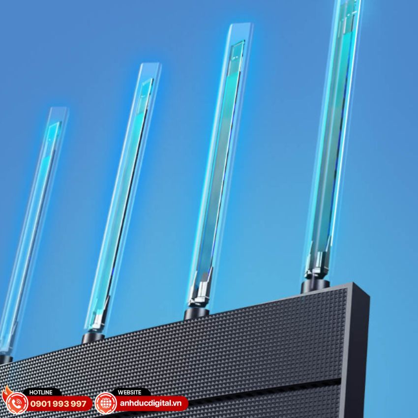công nghệ Beamforming trên sản phẩm Router Wifi 6 Gigabit băng tần kép TP-Link Archer AX12