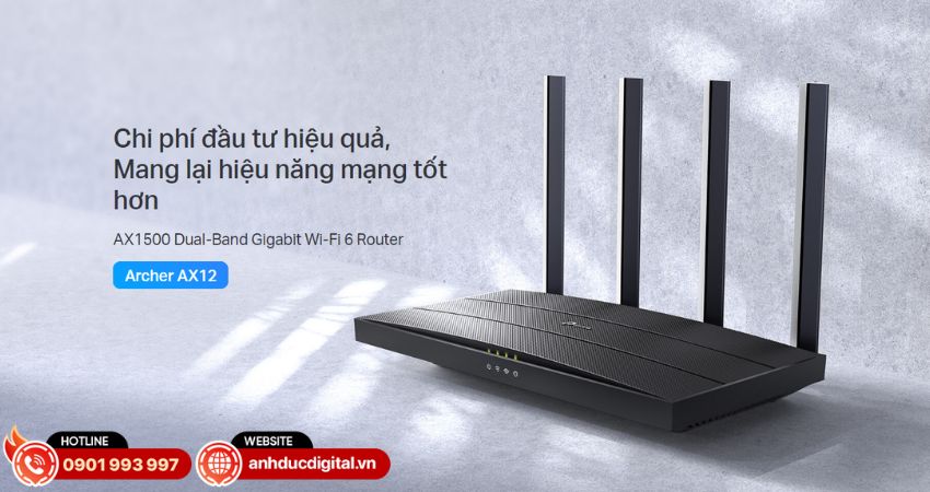 Lý do nên lựa chọn TP-Link Archer AX12