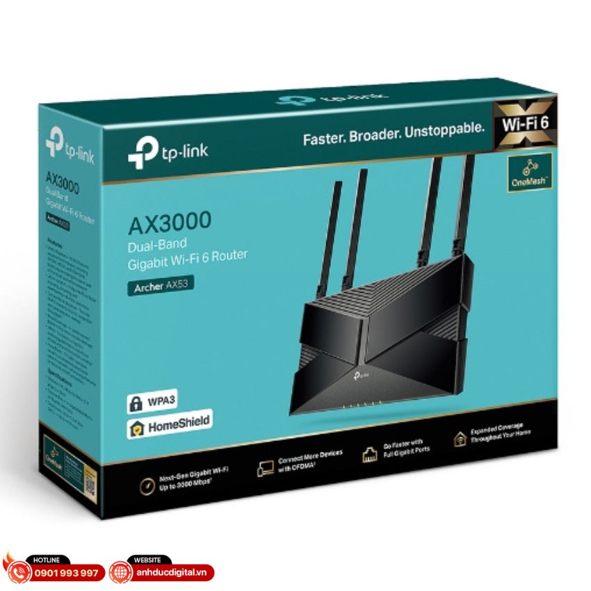 Sở hữu TP-Link Archer AX53 tại Anh Đức Digital