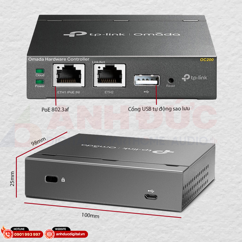 TP-Link Omada OC200 hình tổng quan