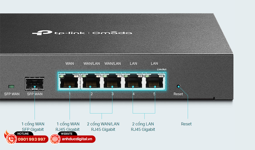 Router cân bằng tải TP-link ER7206 5