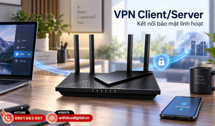 Hỗ trợ VPN Client v&agrave; VPN Server