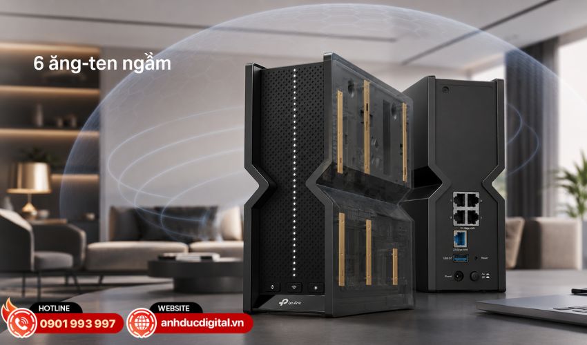 6 Ăng-ten ngầm kết hợp Beamforming mở rộng vùng phủ sóng