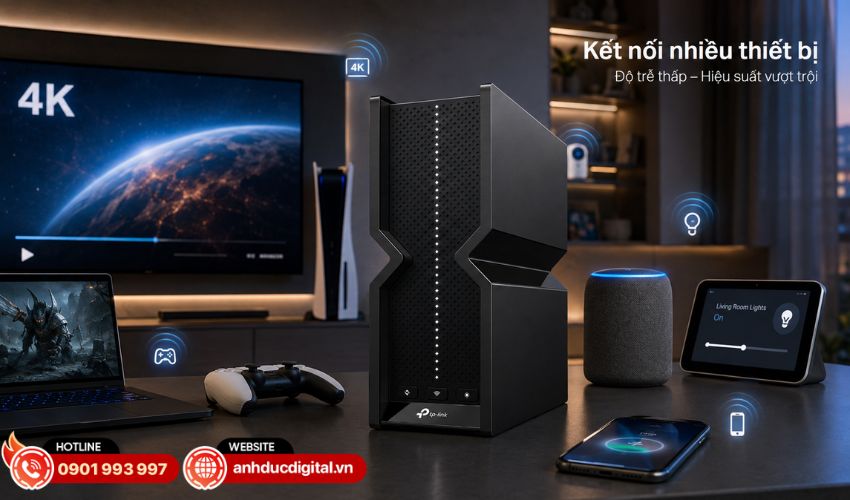 Công nghệ Wi-Fi 7 tăng tốc kết nối và giảm độ trễ