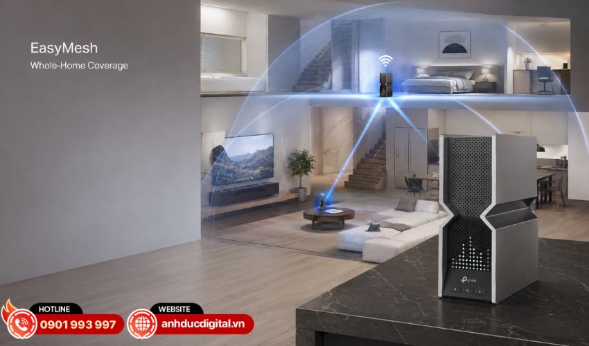 EasyMesh mở rộng Wi-Fi liền mạch cho to&agrave;n bộ ng&ocirc;i nh&agrave;