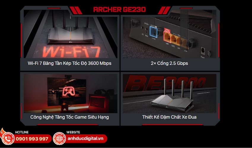Hai cổng 2.5Gbps khai th&aacute;c tốt đường truyền Multi-Gigabit