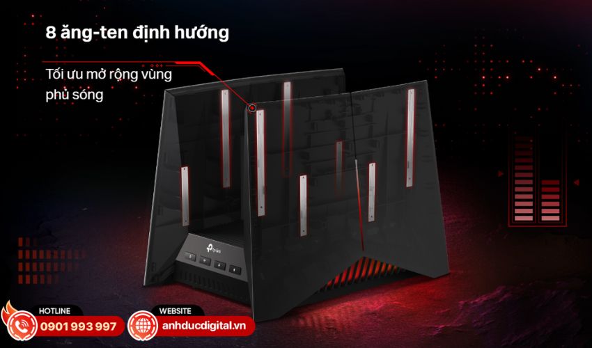 Phần cứng mạnh mẽ cho nhu cầu mạng cường độ cao