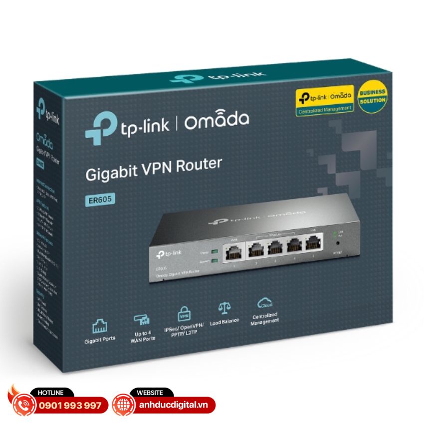 Bộ sản phẩm thiết bị cân bằng tải ER605