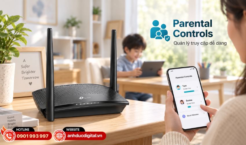 Kiểm so&aacute;t truy cập Internet cho trẻ em