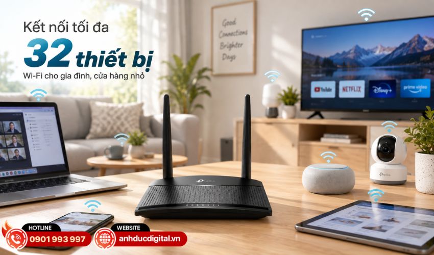 Kết nối 4G LTE tốc độ cao