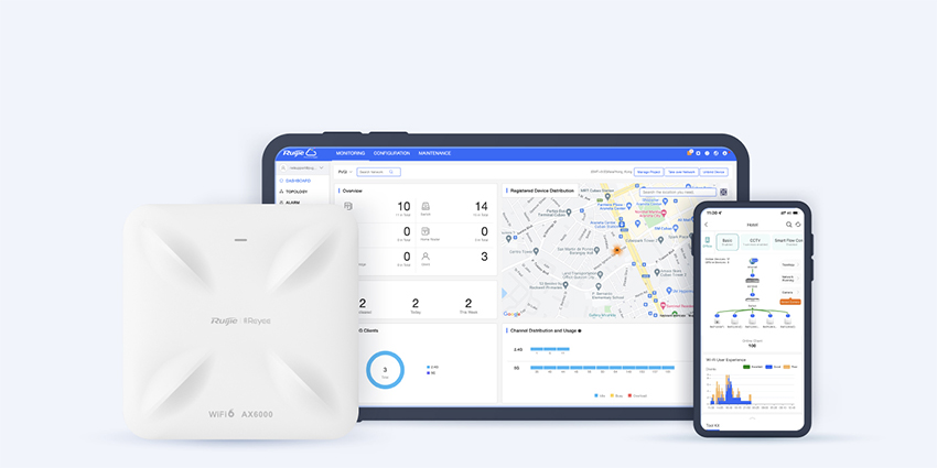 Bộ phát Wifi ốp trần Ruijie RG-RAP2260(H) 12