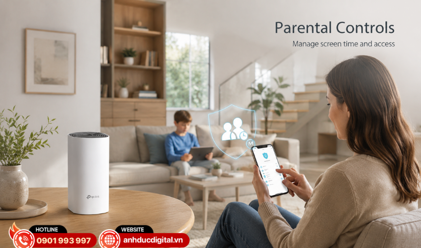 Kiểm so&aacute;t truy cập Internet của trẻ em