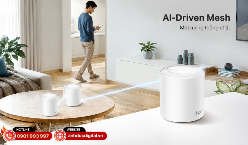 AI-Driven Mesh tự động tối ưu mạng WiFi