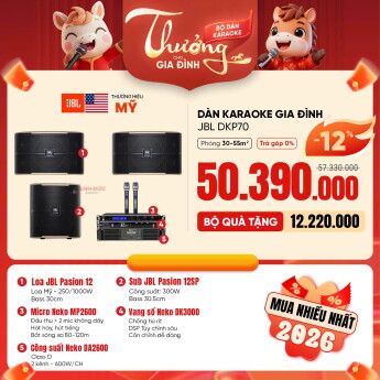 Dàn Karaoke Gia Đình JBL DKP70 (Chính Hãng)