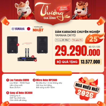 Dàn Karaoke Chuyên Nghiệp Yamaha DKY13 (Chính hãng)