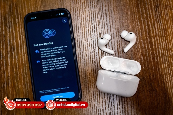 Bài kiểm tra thính lực với AirPods Pro 3