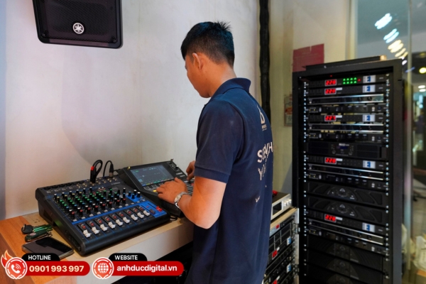 Anh Đức Audio cung cấp amply, vang số và mixer, giúp âm thanh rõ ràng và ổn định