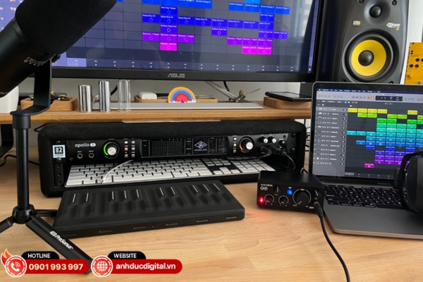 Audio Interface hỗ trợ thu âm, livestream và podcast với chất lượng âm thanh tốt hơn