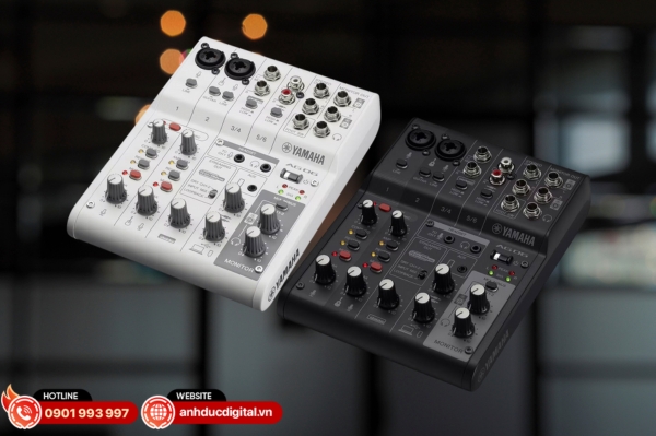 Yamaha AG06MK2 6 kênh nhỏ gọn, hỗ trợ LOOPBACK, DSP không độ trễ phù hợp cho livestream và thu âm