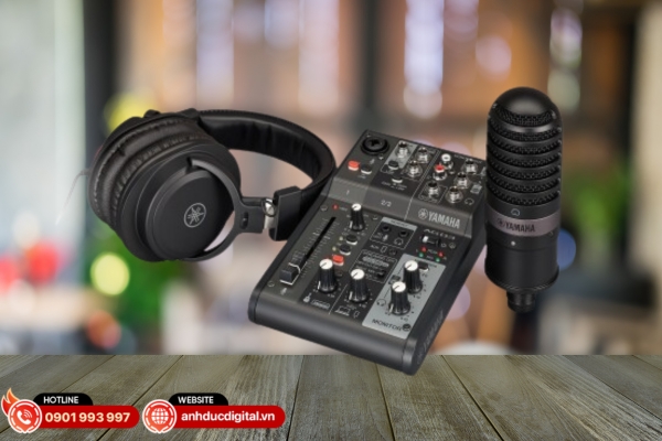 Bộ livestream Yamaha AG03MK2 LSPK mixer linh hoạt, âm thanh ổn định