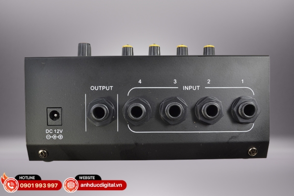 Số cổng Input/Output quyết định lượng micro, nhạc cụ và thiết bị âm thanh có thể kết nối cùng lúc