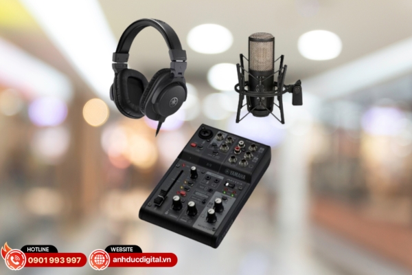 “Bộ thu âm livestream Yamaha LSY09: combo mạnh mẽ, âm thanh ấm và trong, phù hợp ca hát hoặc nói trực tiếp