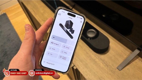 Người dùng có thể điều khiển bộ loa thông qua ứng dụng Bose App