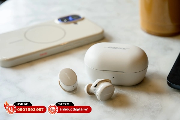 Bose QuietComfort Earbuds sử dụng ứng dụng điều khiển Bose QC Earbuds có thể truy cập vào nhiều tính năng này