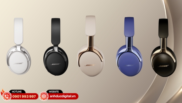 Bose QuietComfort Ultra Headphones sở hữu tông màu sang trọng, hoàn thiện cao cấp
