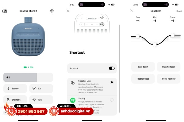 Điều khiển Bose SoundLink Micro 2 trong ứng dụng Bose App