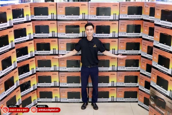 Loa Kadma KS68 - hệ thống di động 2.1 Stereo 300W RMS, pin 12.000mAh, nghe nhạc và hát karaoke mọi nơi
