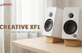 Creative XF1 Ra Mắt: Loa Để Bàn 72W Tích Hợp DAC Và Bluetooth 6.0
