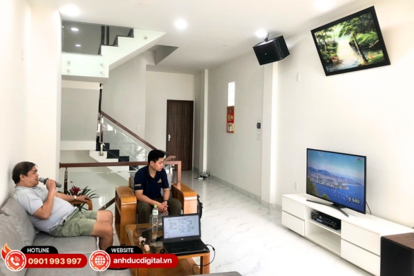 Anh Đức Audio hỗ trợ lắp đặt tận nơi và cân chỉnh âm thanh chuẩn kỹ thuật, đảm bảo dàn karaoke hoạt động tối ưu