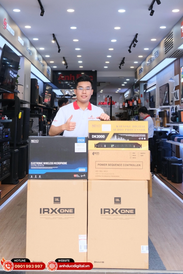 Anh Đức Audio cung cấp dàn karaoke gia đình chính hãng, tối ưu công suất và phù hợp nhiều không gian phòng khách