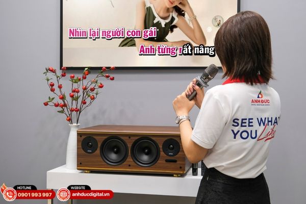 Kadma BS63 – loa karaoke all-in-one mạnh mẽ, tích hợp chống hú rít khi hát.