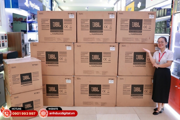 Dàn karaoke tại Anh Đức Audio cam kết chính hãng 100%, bảo hành minh bạch, giúp khách hàng yên tâm sử dụng lâu dài