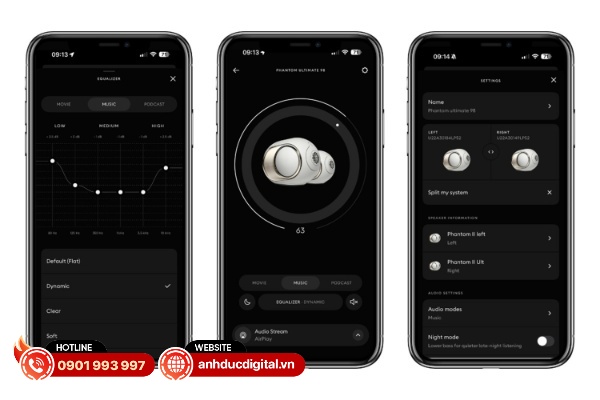 Devialet đã xây dựng lại toàn bộ ứng dụng đồng hành với một giao diện mới