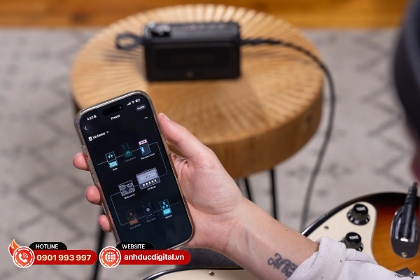 JBL BandBox Solo có bộ âm thanh guitar tích hợp sẵn với 26 kiểu để lựa chọn và có thể dễ dàng thay đổi