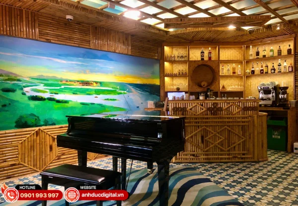 Âm thanh phủ đều, êm ái giúp không gian nhà hàng trở nên sống động và tinh tế hơn