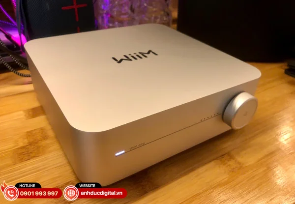 WiiM Amp là bộ khuếch đại thông minh, phát nhạc Hi-Res và điều khiển linh hoạt cho hệ thống âm thanh nhà hàng