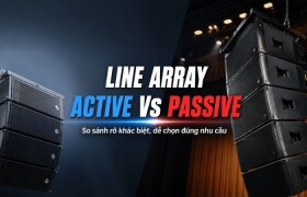 Line Array Active vs Passive: Nên chọn liền hay rời công suất?