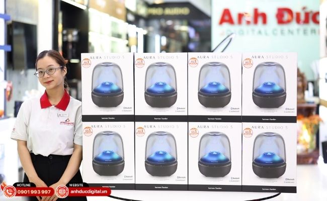 Loa bluetooth Harman Kardon kết hợp chất âm êm và thiết kế décor sang trọng
