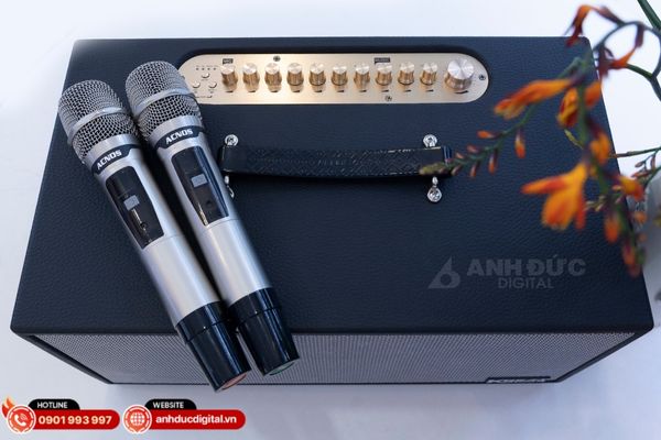 Loa Bluetooth giúp kết nối nhanh, ổn định và truyền âm thanh liền mạch khi hát karaoke
