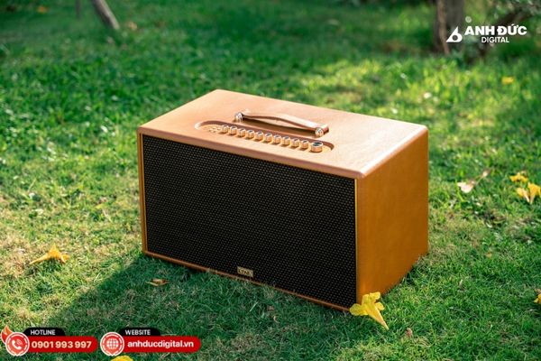 Kadma KS68 – loa Bluetooth hát karaoke giá rẻ có âm thanh mạnh mẽ, pin bền và chống hú FBX