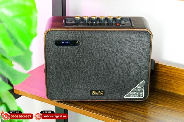 Neko NK01 – loa karaoke mini gọn nhẹ, dễ dùng, phù hợp mọi lứa tuổi