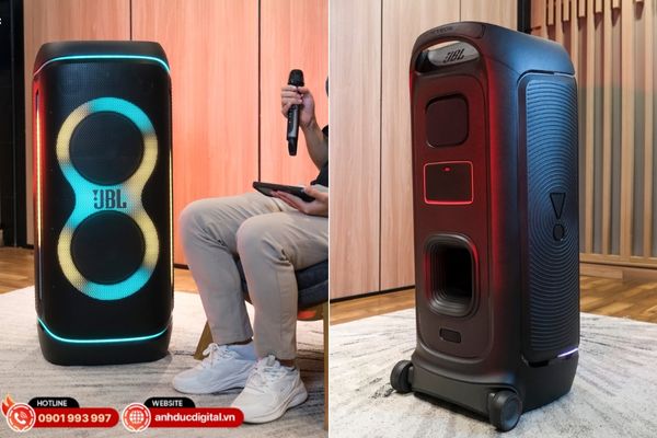 Kadma bền và ổn định trong nhà; loa kéo linh hoạt nhưng phụ thuộc pin và ampli