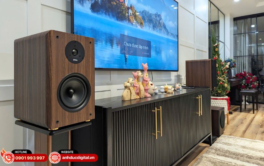 Loa karaoke Kadma BS36i thiết kế soundbar thanh ngang, âm thanh vòm sống động