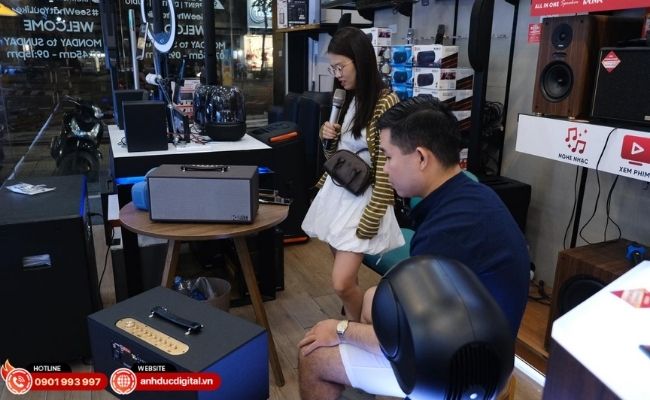 Anh Đức Digital giúp gia đình chọn loa karaoke hát hay đúng nhu cầu, đúng không gian, dùng ổn lâu dài